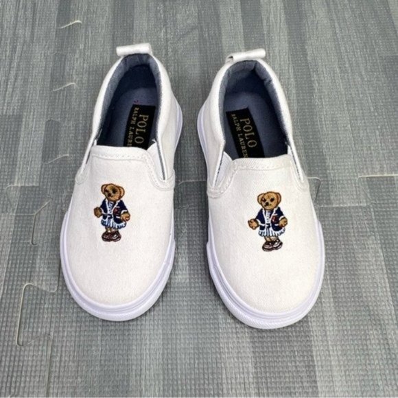 Polo Ralph Lauren Kids Carlee Bear Chino Sneaker